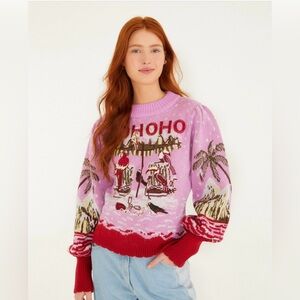 FARM Rio Pink From Sand To Snow Knit
Sweater